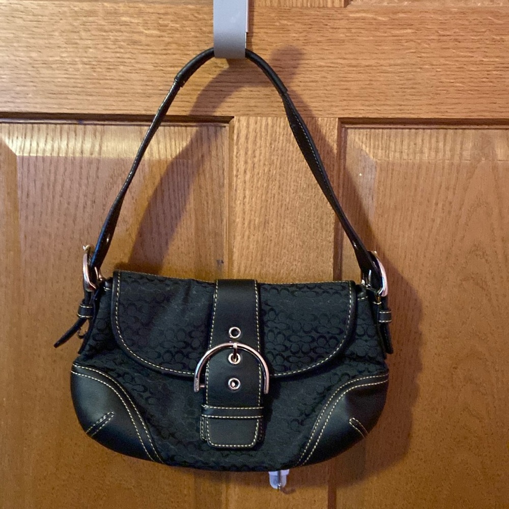 Black coach purse